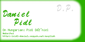 daniel pidl business card